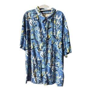 Joe Marlin XXL Mens Tropucal Hawaiian Style Button Down